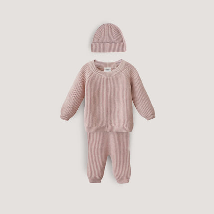 Czapka dziecięca Mushie Chunky Knit Blush