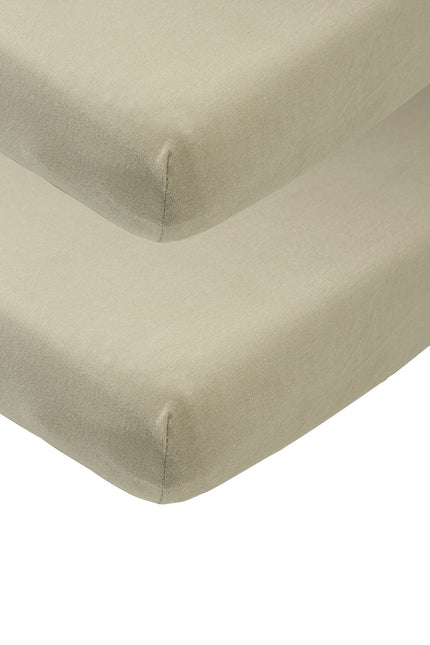 Meyco Prześcieradło Jersey 2St 60X120 Taupe