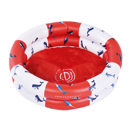 Basen dziecięcy Swim Essentials Whale Red White 60Cm