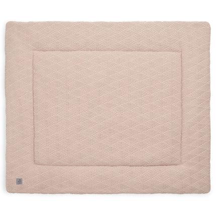 Jollein Boxcloth River Knit Pale Pink 80x100cm