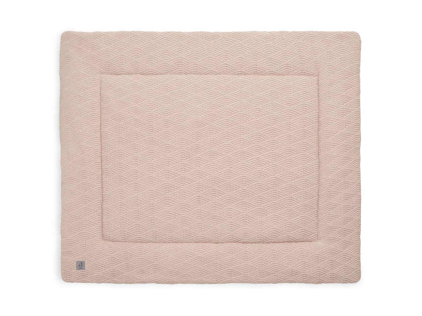 Jollein Boxcloth River Knit Pale Pink 80x100cm