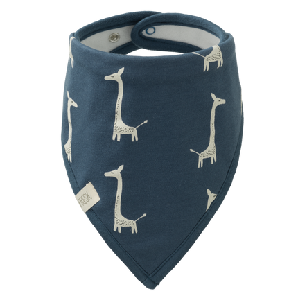 Fresk Bib Bandana Giraffe Indigo Blue