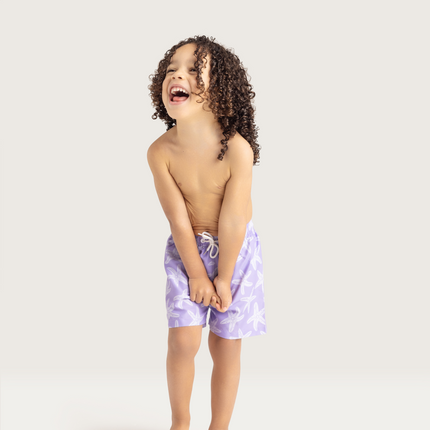 Spodenki kąpielowe Swim Essentials Child Lilac Sea Stars Shorts