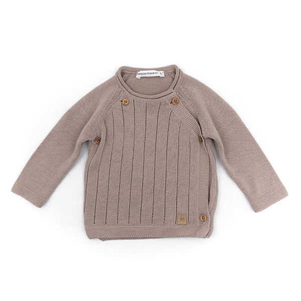 Sweter dziecięcy Bamboom Knitted Wrap Camel