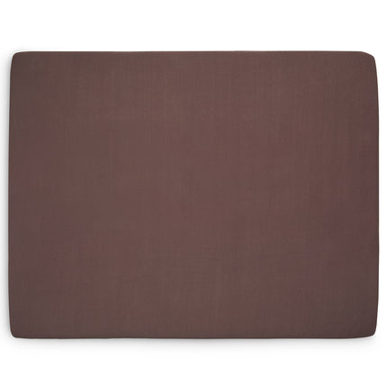 Jollein Prześcieradło Jersey Box Materac Chestnut 75x95cm