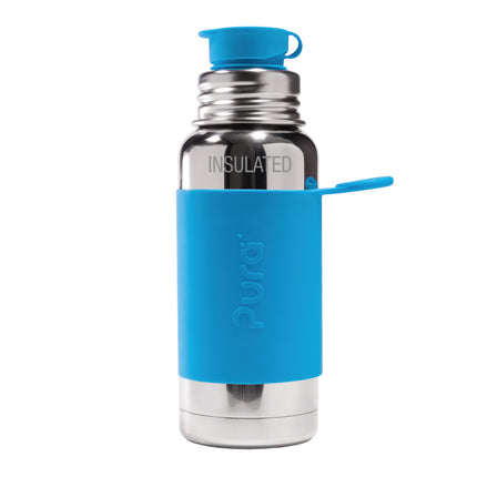 Pura Thermos Flask Stainless Steel 475Ml Set Aqua 3 szt.