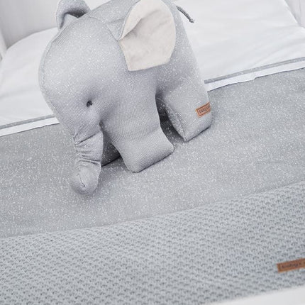 Tylko dla niemowląt Cuddle Elephant Sparkle Silver Grey