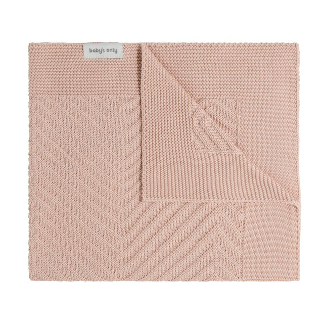 Baby's Only Kocyk do kołyski Grace Blush 65x75cm