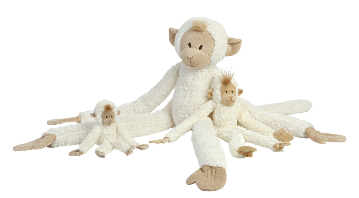 Happy Horse Cuddly Dangling Monkey White 42cm