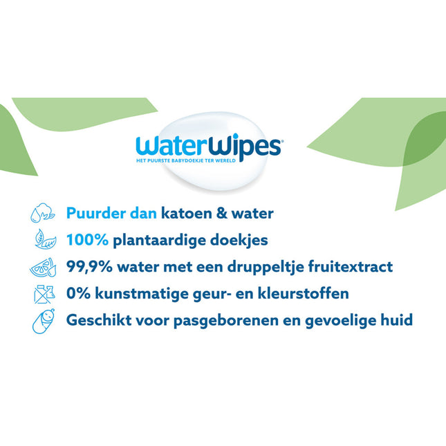 WaterWipes Chusteczki dla niemowląt 720 St 12x60 St