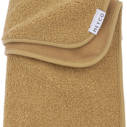 Meyco Cradle Blanket Boucle Uni Toffee