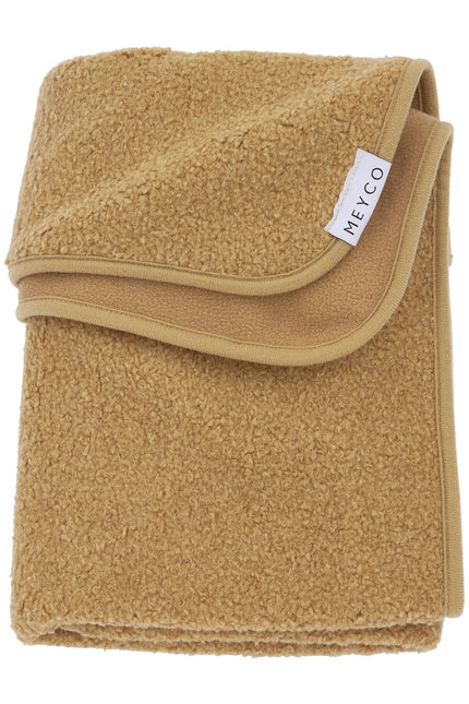 Meyco Cradle Blanket Boucle Uni Toffee