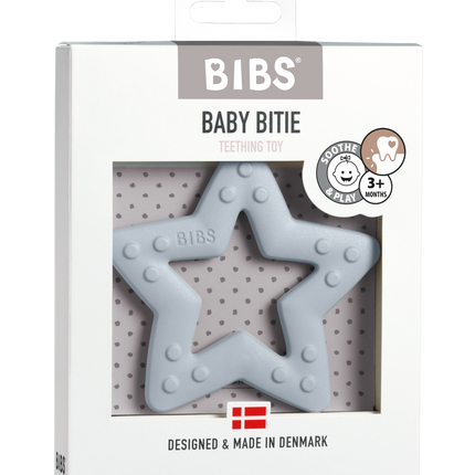 BIBS Zabawka na ząbkowanie Star Baby Blue