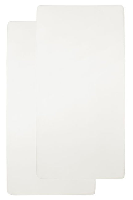 Meyco Prześcieradło Jersey 2St 70X140/150 Offwhite