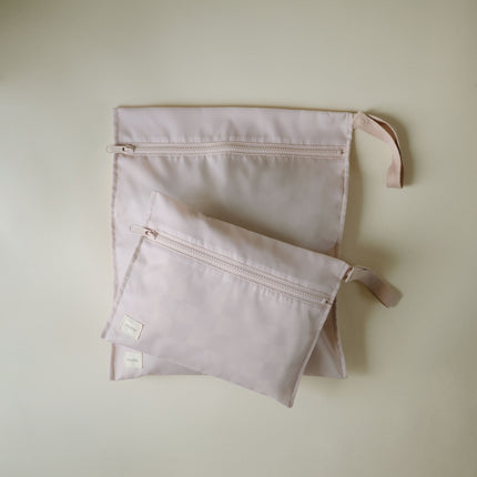 Mushie Storage Bag Waterproof Blush 2St