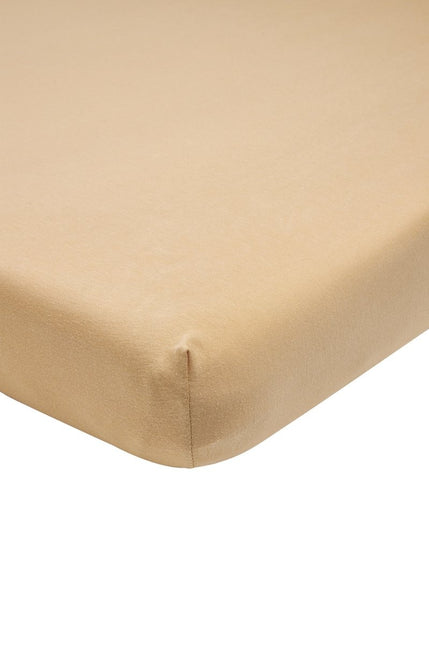 Meyco Prześcieradło Jersy Box Materac Warm Sand 75x95cm