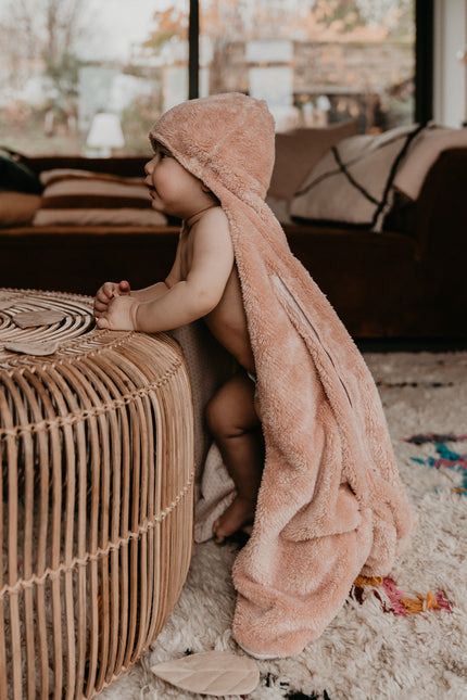 Snoozebaby Wrap Blanket Baby Trendy Wrapping Milky Rust 90x110cm