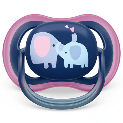 Smoczek Philips Avent +18 miesięcy Air Elephant/Love