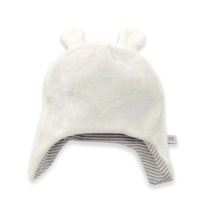 Bamboom Baby Hat Beanie Velvet Medium Offwhite