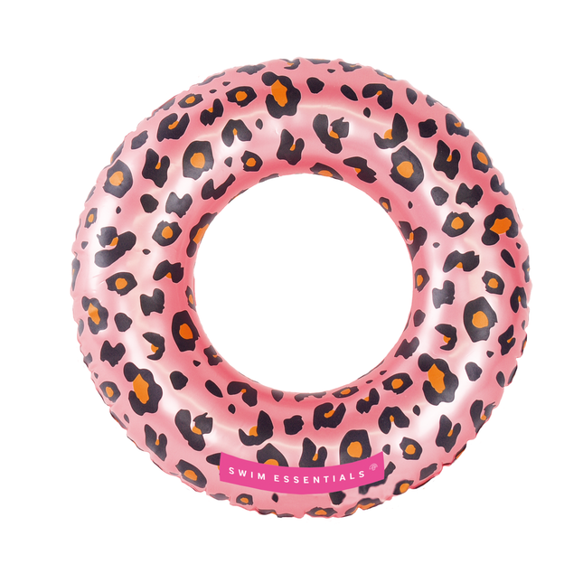 Dziecięca opaska do pływania Swim Essentials Leopard Print Pink 55Cm