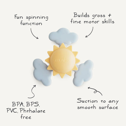 Mushie Zabawka do kąpieli Spinner Sunshine