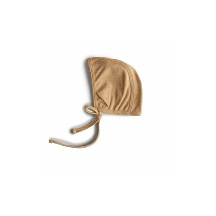 Mushie Baby Hat Bonnet Mustard Melange