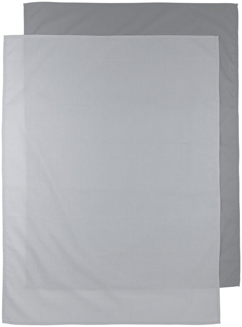 Prześcieradło Meyco Cradle Sheet 2St Grey Light Grey