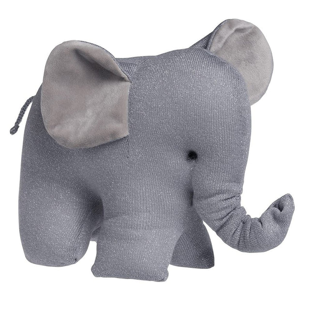 Tylko dla niemowląt Cuddle Elephant Sparkle Silver Grey