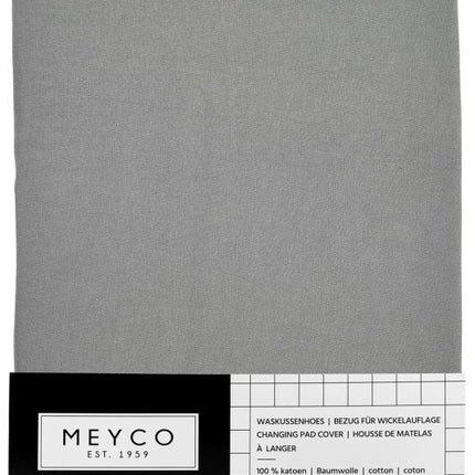 Meyco Pokrowiec na przewijak Basic Jersey Grey