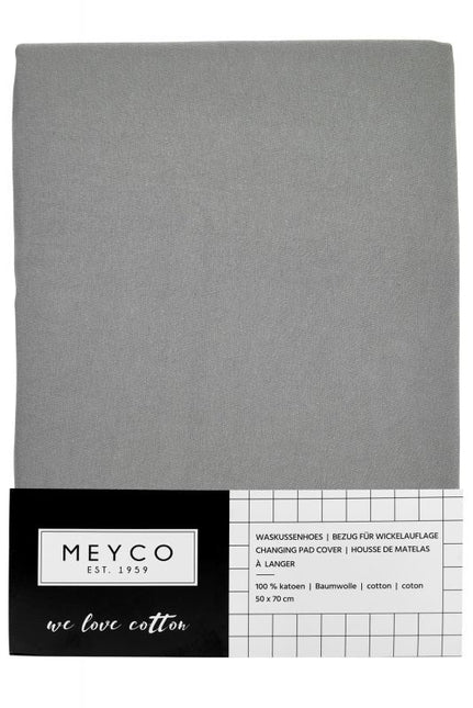 Meyco Pokrowiec na przewijak Basic Jersey Grey