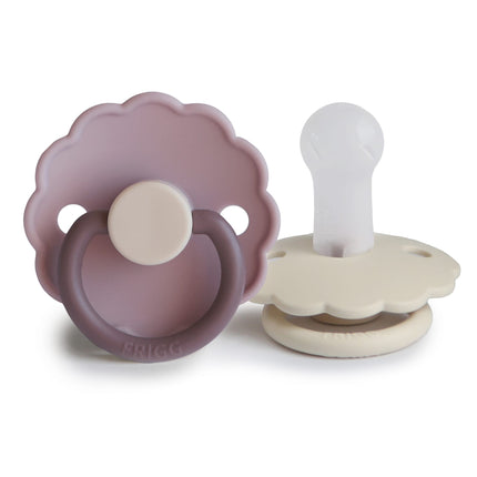 Frigg Smoczek Rozmiar 2 Daisy Bloom Lav.Haze/Cream Silicone 2-Pack