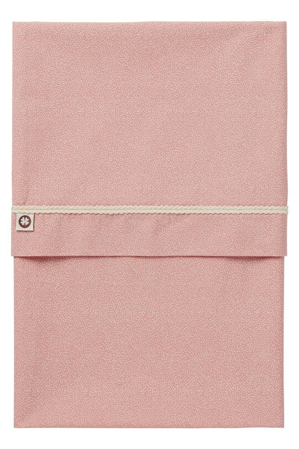 Noppies Ręcznik do kołyski Tiny Dot Poplin 2-Way Misty Rose