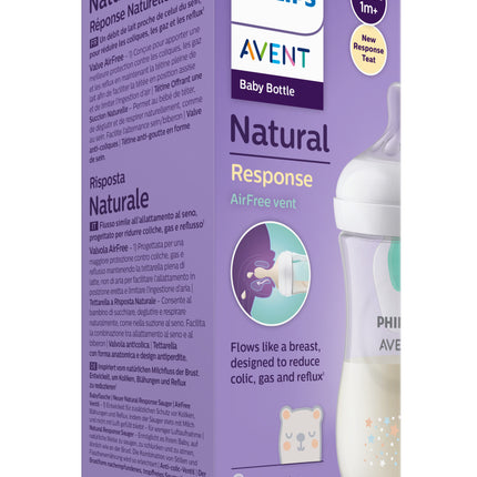 Butelka dla niemowląt Philips Avent Bear Airfree 260 ml