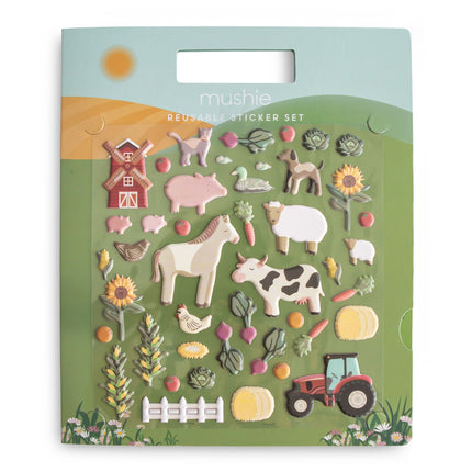 Mushie Sticker Book Farm