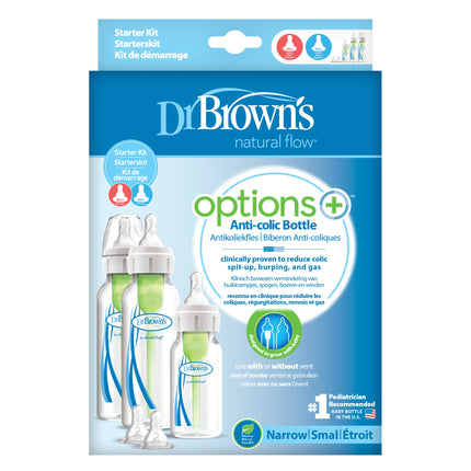 Dr. Brown's Options+ Starter Pack Standard Bottle 9 sztuk