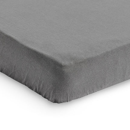 Jollein Prześcieradło Jersey Storm Grey 60x120cm