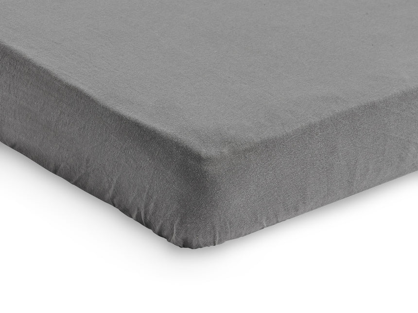 Jollein Prześcieradło Jersey Storm Grey 60x120cm