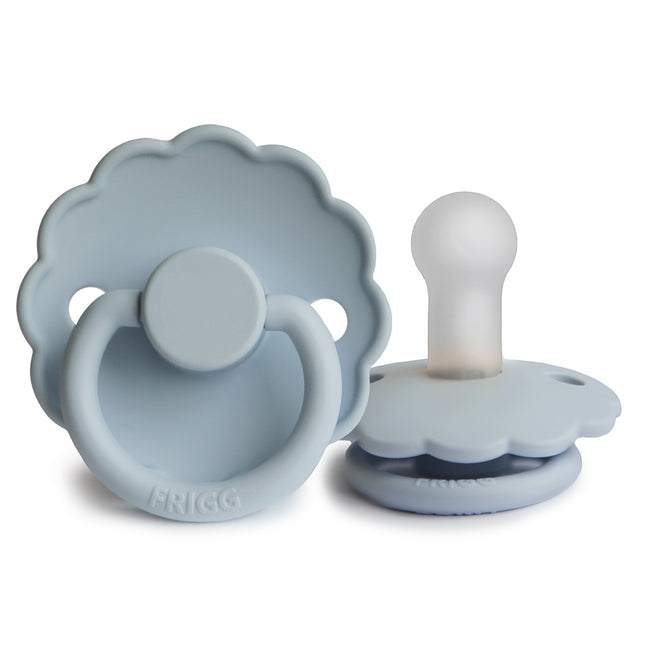 Silikonowy smoczek Frigg Rozmiar 2 Daisy Powder Blue