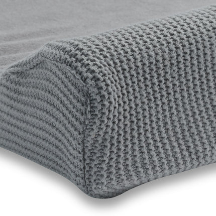 Jollein pokrowiec na przewijak Basic Knit Stone Grey 50x70cm