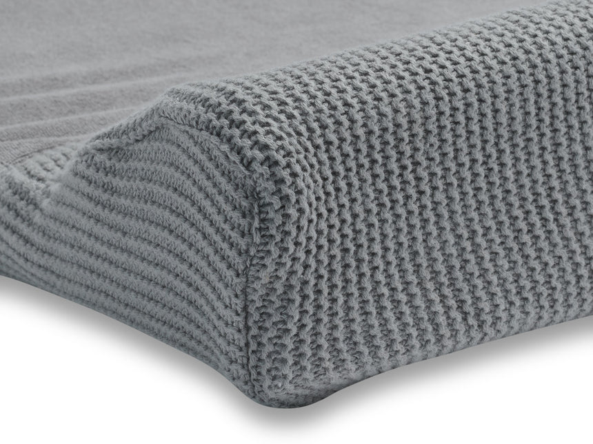 Jollein pokrowiec na przewijak Basic Knit Stone Grey 50x70cm