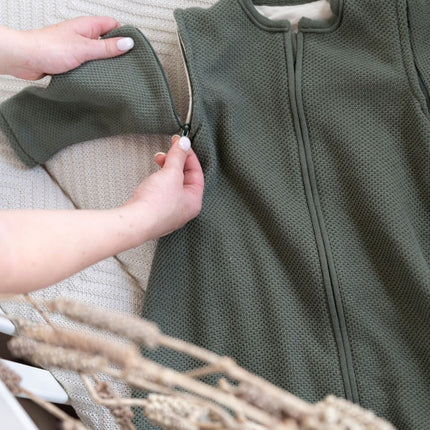 Śpiworek dziecięcy Baby Khaki 70cm z odpinanym rękawem