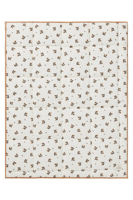 Noppies Playpen Carpet Terry Clover Reversible Indian Tan