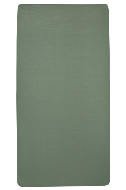 Meyco Prześcieradło Jersey Box Materac 75X95cm Forest Green