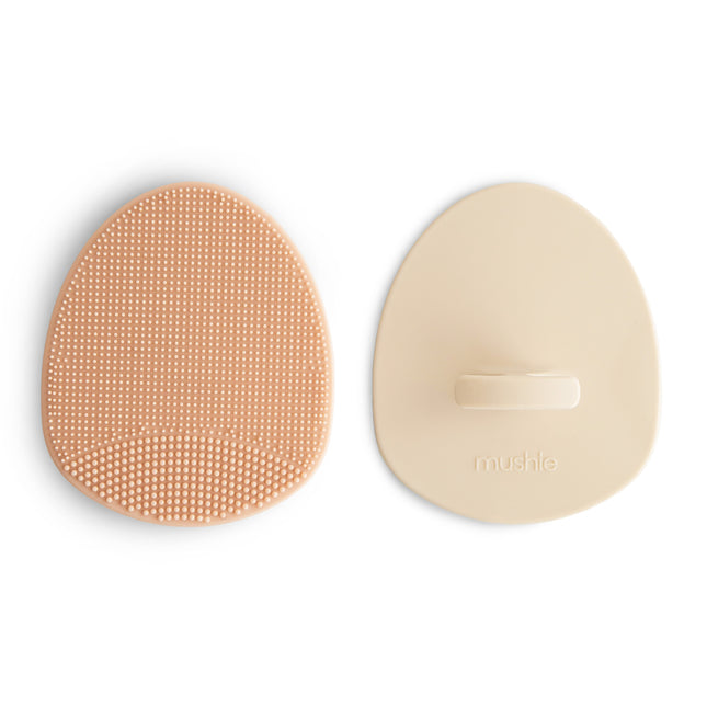 Mushie Baby Brush Anti-Berg Blush Shifting Sand 2szt.