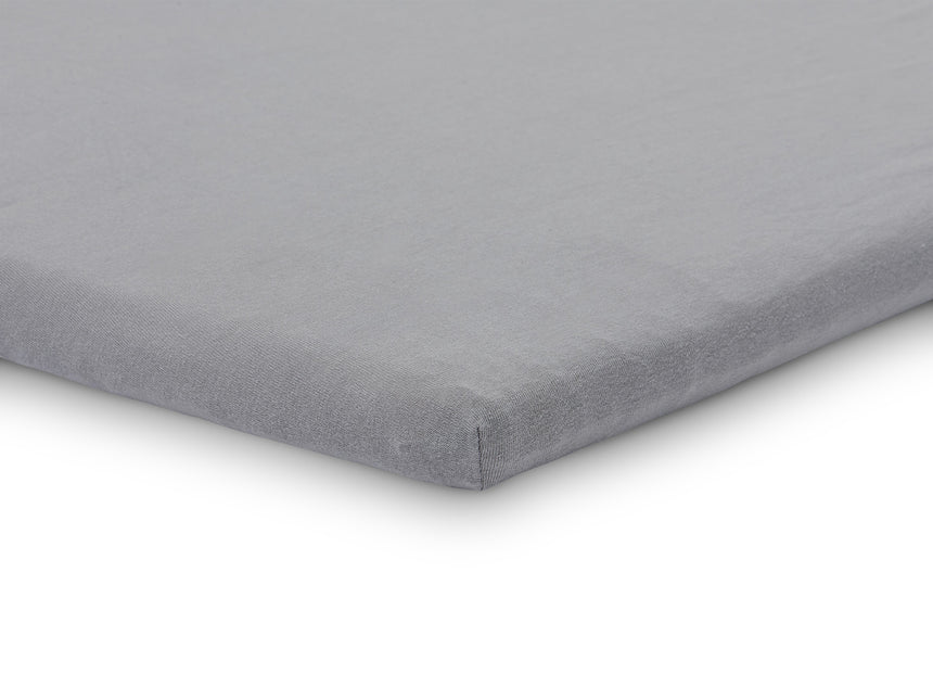 Jollein Prześcieradło Jersey Box Materac Storm Grey 75x95cm 2szt.