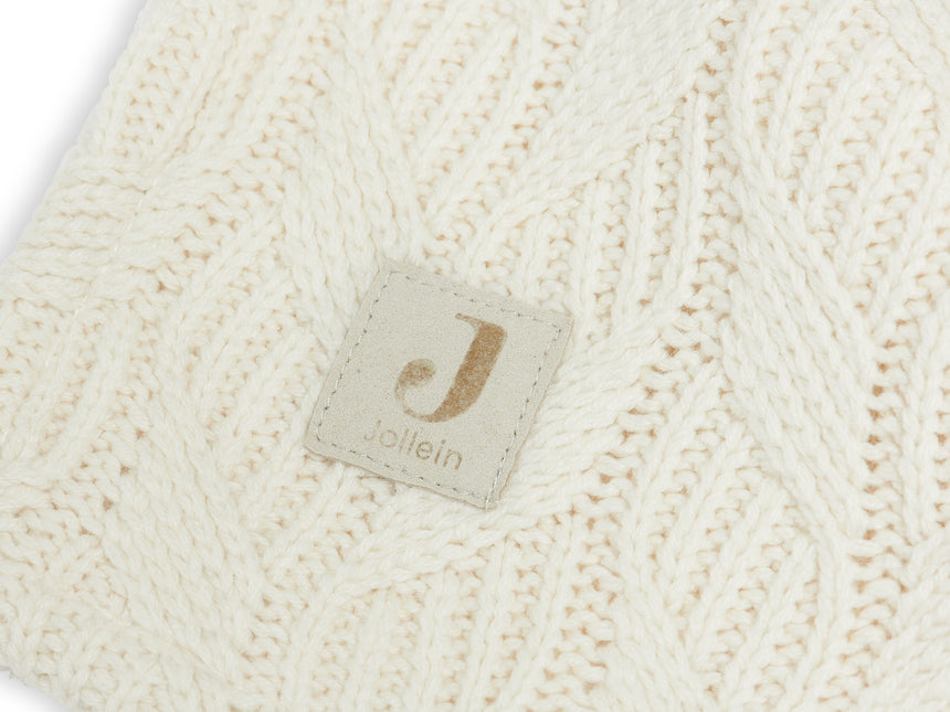 Jollein Pokrowiec na przewijak Spring Knit Ivory 75x85cm