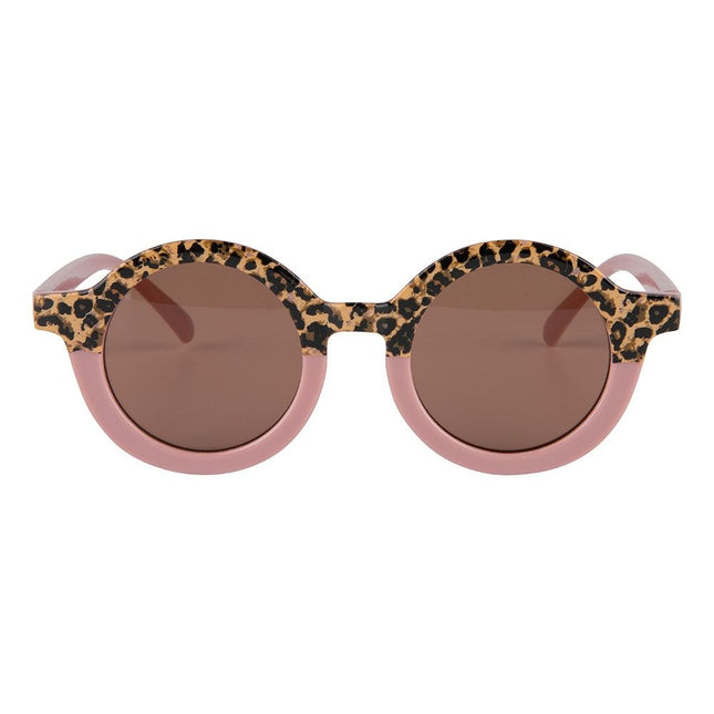 Okulary przeciwsłoneczne Baby Dutch Leopard Pink