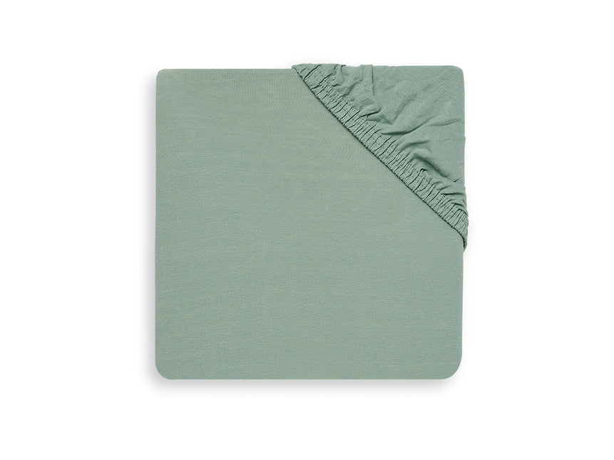 Jollein Prześcieradło Jersey Ash Green 60x120cm