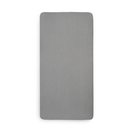 Jollein Prześcieradło Jersey Storm Grey 60x120cm 2szt