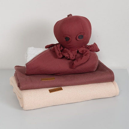 Kocyk do łóżeczka Baby's Only Teddy Classic Blush